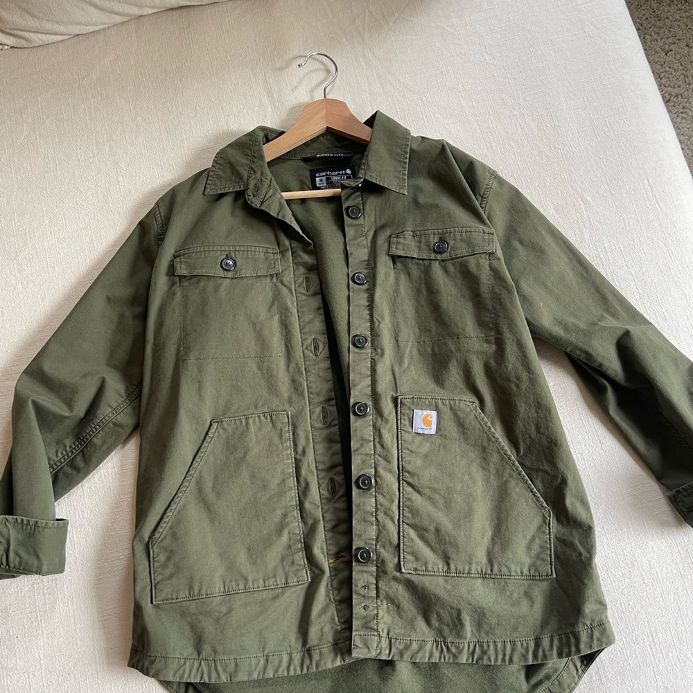 Carhartt Olive Green Utility Jacket
